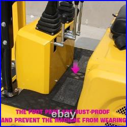 Hydraulic Thumb 2000lb Mini Excavator With Bucket Farm Crawler Gasoline EPA