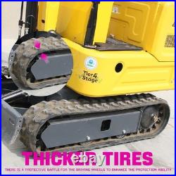 Hydraulic Thumb 2000lb Mini Excavator With Bucket Farm Crawler Gasoline EPA