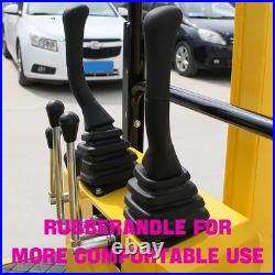 Hydraulic Thumb 2000lb Mini Excavator With Bucket Farm Crawler Gasoline EPA