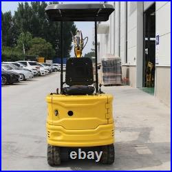 Hydraulic Thumb 2000lb Mini Excavator With Bucket Farm Crawler Gasoline EPA