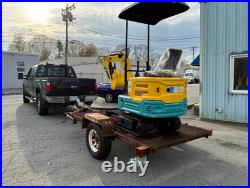Hydraulic Thumb 2000lb Mini Excavator With Bucket Farm Crawler Gasoline EPA