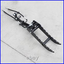 Hydraulic Thumb Bracket, L-Shaped 3-Hole Mounting Plate for Mini Excavators