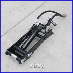 Hydraulic Thumb Bracket, L-Shaped 3-Hole Mounting Plate for Mini Excavators