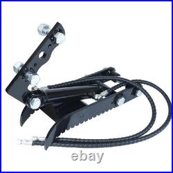 Hydraulic Thumb Clip Clamp Fit For 1-2T Mini Excavators Small Digger Attachments