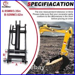 Hydraulic Thumb Clip Clamp For Mini Excavators Small Digger Attachment 3-Holes