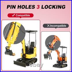 Hydraulic Thumb Clip Clamp For Mini Excavators Small Digger Attachment 3-Holes