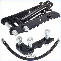 Hydraulic Thumb Clip Clamp For Mini Excavators Small Digger Attachment 3-Holes