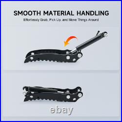 Hydraulic Thumb Clip Mini Excavator Digger Attachment With Hydraulic Hoses