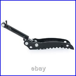 Hydraulic Thumb Clip Mini Excavator Digger Attachment With Hydraulic Hoses