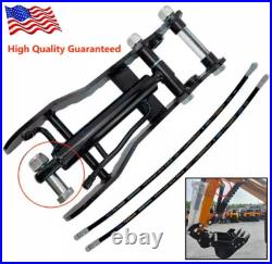 Hydraulic Thumb Clip for Mini Excavators Attachments Single Hole Metal Grab