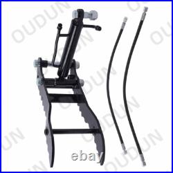 Hydraulic Thumb Clip for Mini Excavators Attachments Single Hole Metal Grab