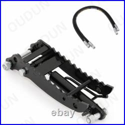 Hydraulic Thumb Clip for Mini Excavators Attachments Single Hole Metal Grab