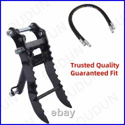 Hydraulic Thumb Clip for Mini Excavators Attachments Single Hole Metal Grab