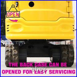 Hydraulic Thumb Mini Excavator 13.5HP Garden Crawler Gasoline USA Stock 2000lb