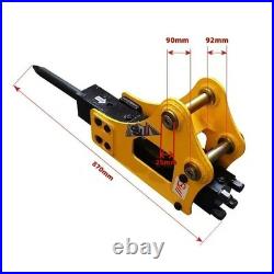 Hydraulic breakers suitable for 1-1.5 ton mini excavators 25mm diameter bolts Hydraulic breakers suitable for 1-1.5 ton mini excavators 25mm diameter bolts