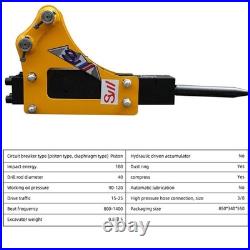 Hydraulic breakers suitable for 1-1.5 ton mini excavators 25mm diameter bolts Hydraulic breakers suitable for 1-1.5 ton mini excavators 25mm diameter bolts