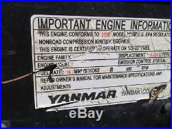IHI 15NX2 Mini Excavator (2007), Yanmar Engine 1386 Hours