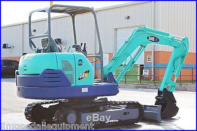 IHI 28N2 Mini Excavator, 6500 Lbs, Dig 8'3,2006,18 Bucket w/Quick Coupler