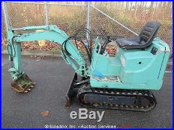 IHI 4GX Hyd Mini Excavator Rubber Tracks 28 Blade 11 Bucket Diesel bidadoo