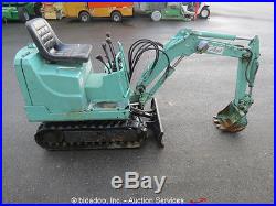 IHI 4GX Hyd Mini Excavator Rubber Tracks 28 Blade 11 Bucket Diesel bidadoo