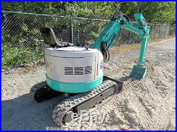 IHI Hydraulic Mini Excavator Rubber Tracks 39 Blade 14 Bucket Diesel bidadoo