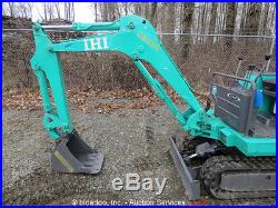 IHI IS-14PX Mini Excavator Isuzu Diesel 17 Bucket 38 Blade Rubber Tracks