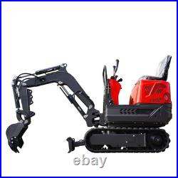 IL Pick Up 0.6T Mini Excavator 9.3HP New Tracked Digger Gas Engine USA Stock