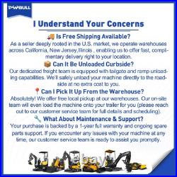 IL Pick Up 0.6T Mini Excavator 9.3HP New Tracked Digger Gas Engine USA Stock