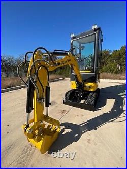 IN USA 15 HP Mini Excavator with CAB, 15HP, Rato Engine