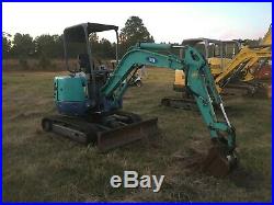Ihi 25n Rubber Track Mini Excavator, 16 Bucket, Approx. 10' Dig Zero Tail Spin