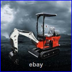 In USA New Typhon Terror VIII 800kg Mini Excavator Digger Bagger Tracked Crawler