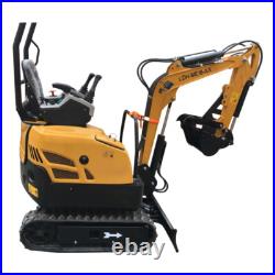 Industrial 1 Ton Digger Crawler Backhoe Landhonor 1T Mini Excavator EPA 11.4HP