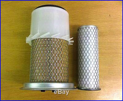 JCB PARTS - MINI DIGGER INNER & OUTER AIR FILTER