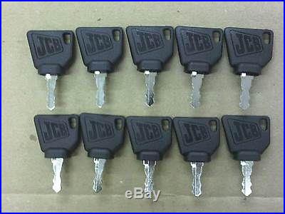 JCB Parts 3CX Genuine JCB Ignition Keys (10 PCS)