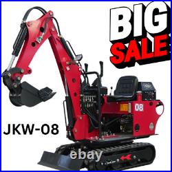 JKW-08 Mini Excavator 0.8 Ton 1 Ton Small Digger Machine Crawler Excavator SALE
