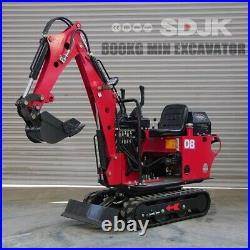 JKW-08 Mini Excavator 0.8 Ton 1 Ton Small Digger Machine Crawler Excavator SALE