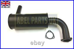 Jcb Parts - Exhaust Box Silencer (part No. 122/01600) Includes Gasket 813/00345