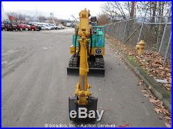 Job-Ace YB-12 Hydraulic Mini Excavator Rubber Tracks 38 Blade 14 Bucket Diesel