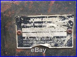 John Deere 25 Excavator steel tracks 24 bucket Yanmar Diesel