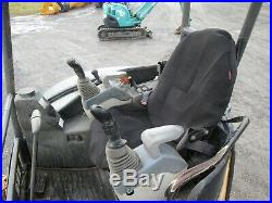 John Deere 27D Mini Excavator Used Yanmar Diesel Rubber Tracks Canopy Blade