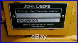John Deere 35D mini excavigator