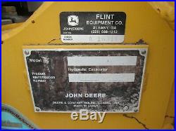 John Deere 50D Used Mini Excavator Tractor Dozer Rubber tracks Diesel Blade