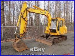 John Deere 70D Midi Excavator Hydraulic Thumb 30 Bucket Steel Tracks bidadoo