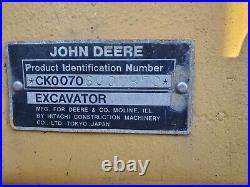 John Deere 70 Excavator