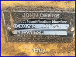 John Deere 790D-LC Excavator, Full Cab 2007 year Built