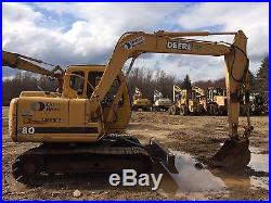 John Deere 80 Hydraulic Excavator Trackhoe