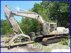 John Deere 892E LC Hydraulic Excavator RUNS MINT! Rock Grapple 892 Long Track
