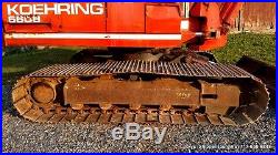 KOEHRING 6608 Excavator ISUZU 4 Cylinder Diesel CAB Track Hoe