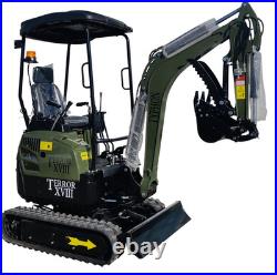 KUBOTA D902 Diesel 4,000 lbs TERROR XVIII Mini Hydraulic Excavator USA STOCK