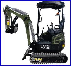 KUBOTA D902 Diesel 4,000 lbs TERROR XVIII Mini Hydraulic Excavator USA STOCK